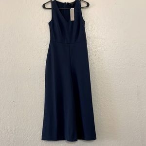 NWT Banana Republic - Sleeveless Navy Wide Leg, 1-piece jumpsuit, Size 2 Petite